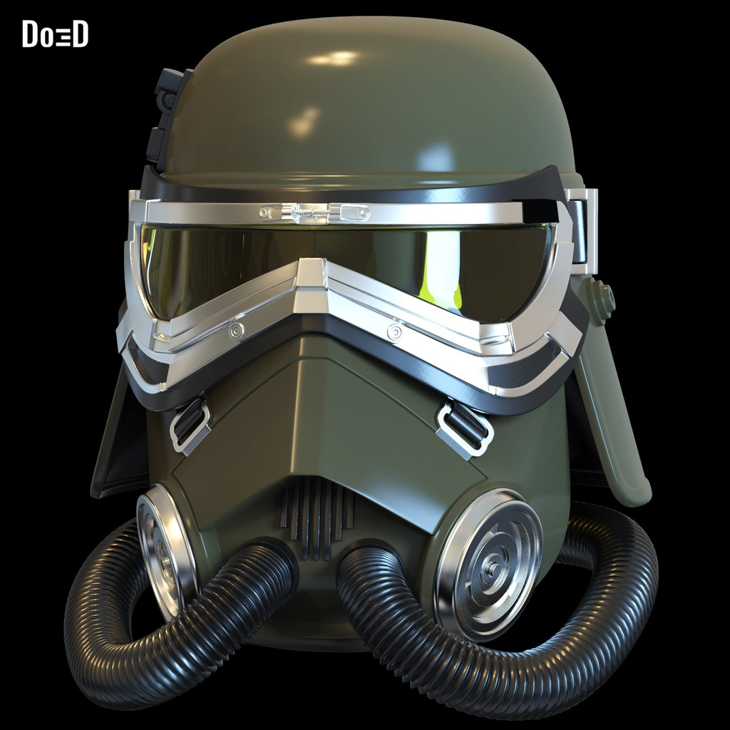 MudTrooper Swamp Trooper Helmet Mud Trooper | 3D Printable Model #H921