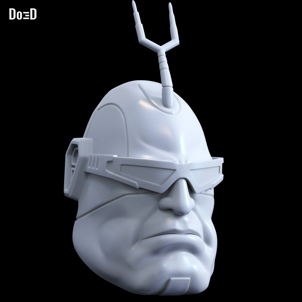 Krang Android Helmet Mask Teenage Mutant Ninja Turtles | 3D Printable Mode #5245