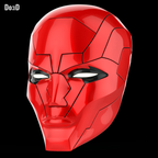 Red Hood Adult Size Helmet Toy Version | 3D Model Project #2681