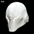 Sci-fi Robot Helmet Do3D 002 | Scifi Sci Fi Concept 3D Printable Model #4733