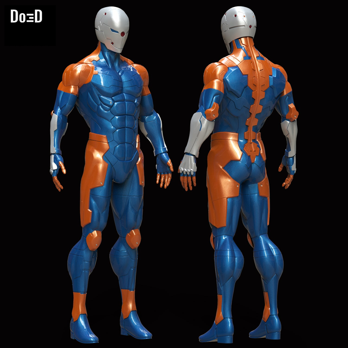 Metal Gear Solid Cyborg Ninja Gray Fox Armor | 3D Printable Model STL #5168