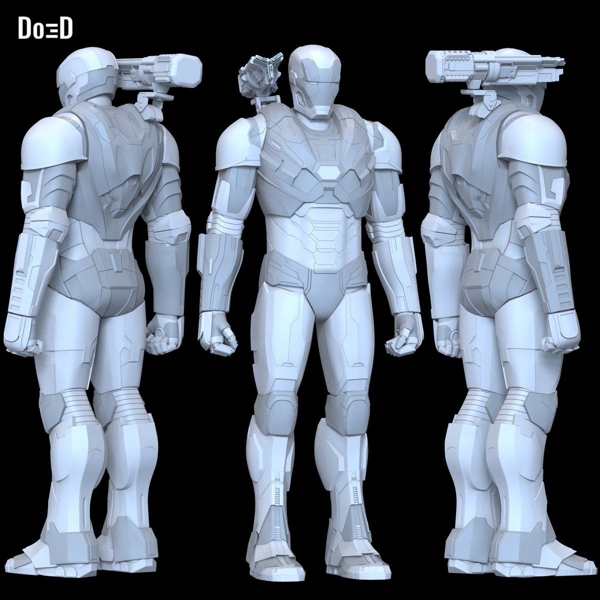 War Machine 006 Armor Mark VI MK 6 Endgame 3D Printable Model #5987