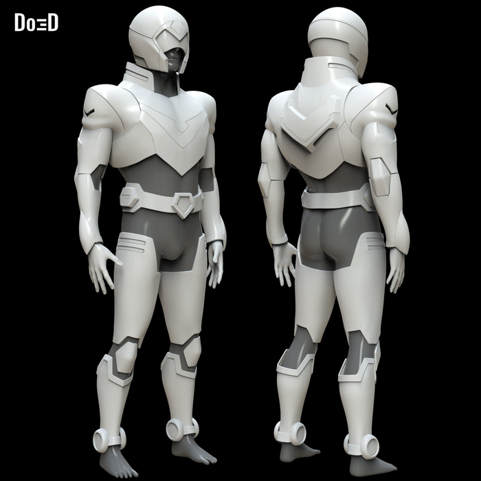 Paladin Voltron Netflix Full Armor with Helmet | 3D Printable Model #5222