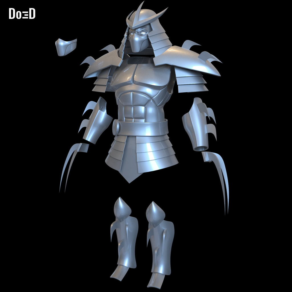Shredder Armor Teenage Mutant Ninja Turtles Season 1 3D Printable Model  #6546