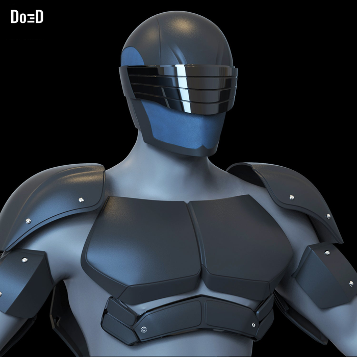 Snake Eyes G.I. Joe Armor, Suit, Helmet | 3D Model Project #989