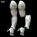 Destiny 2 Aeon Swift Exotic Gauntlets Arm | 3D Model Project #4331