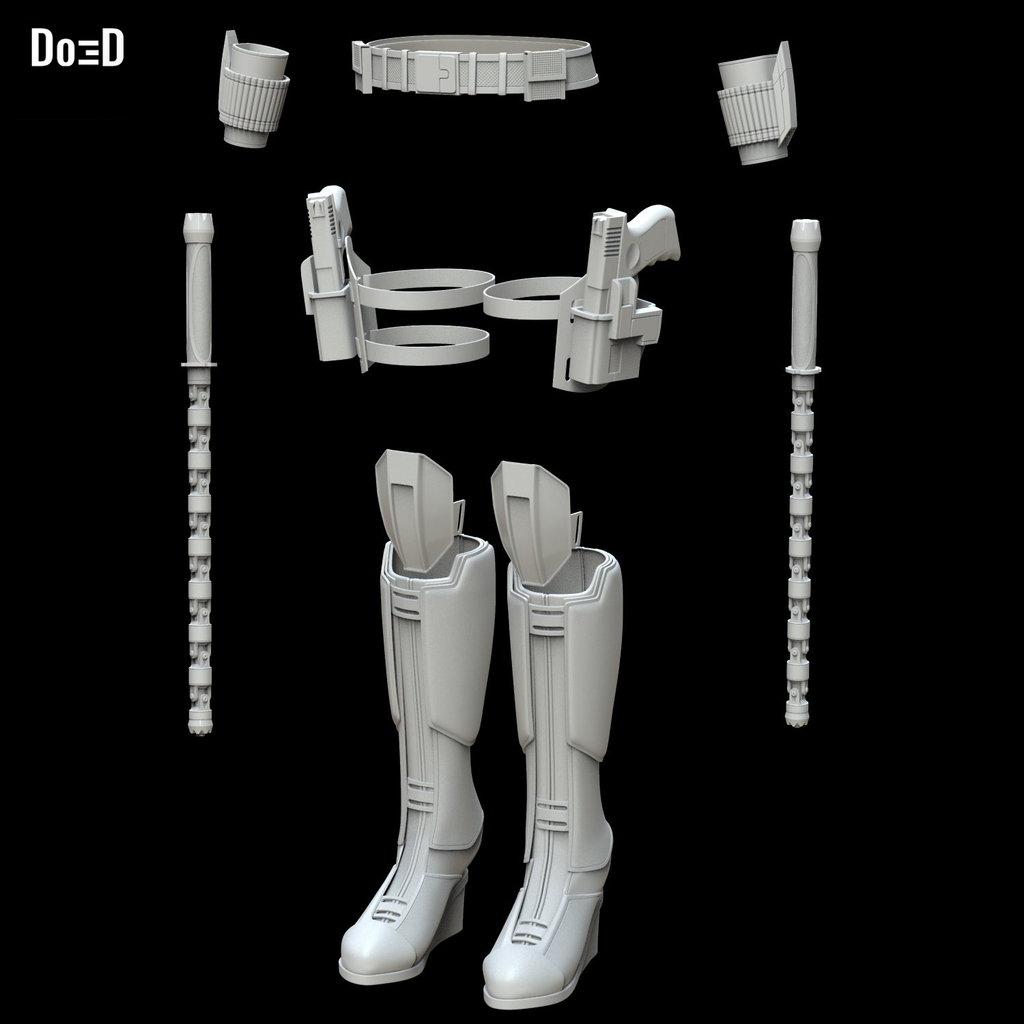Black Widow Avengers Infinity War Set | 3D Model Project #4494