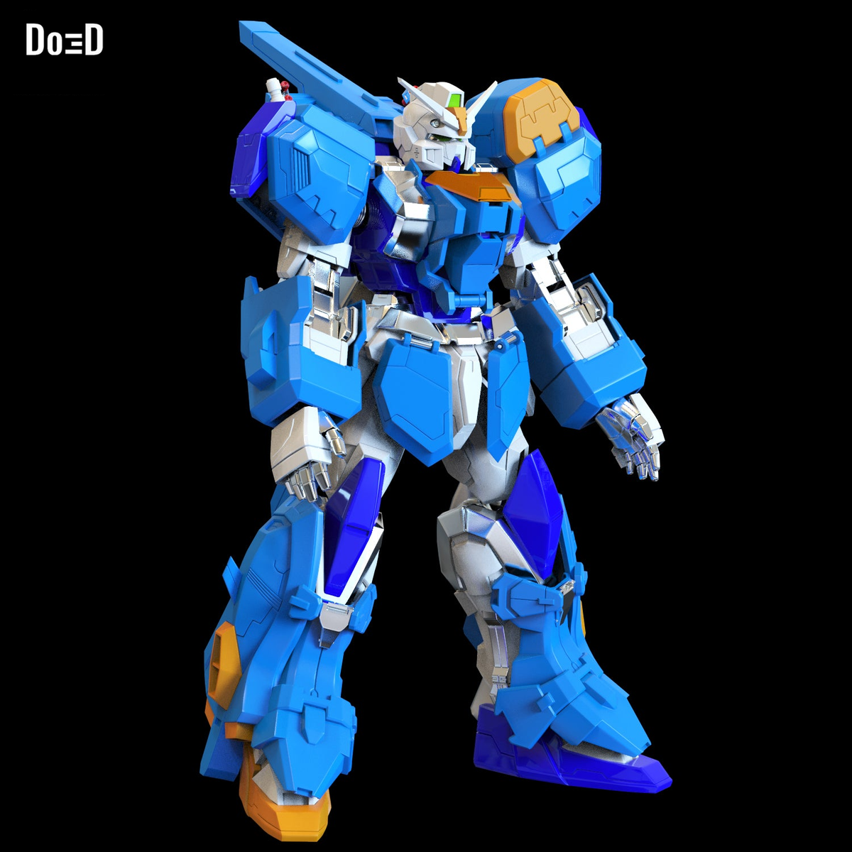Duel Gundam Assault Shroud Full Body Armor | 3D Model Project #1752