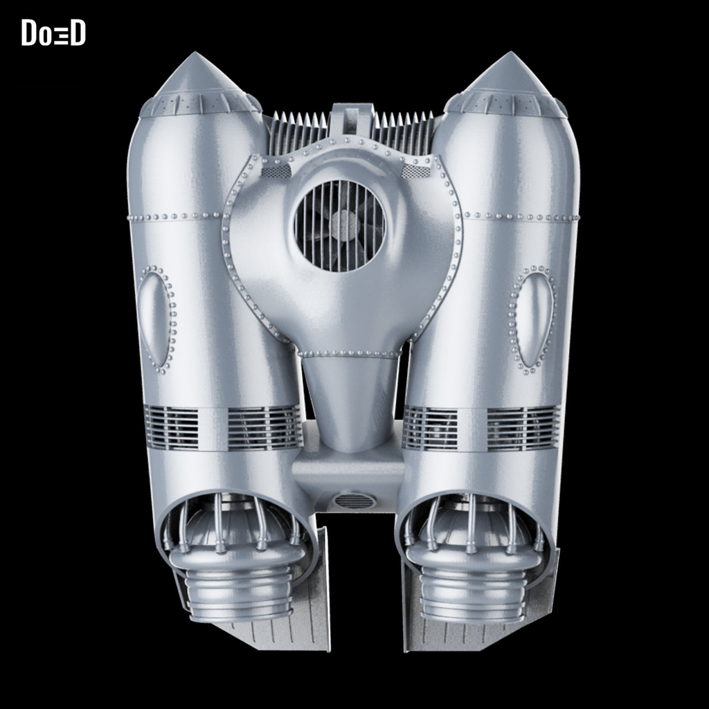 The Rocketeer Rocket Cirrus X-3 Jet Pack | 3D Model Project #2860