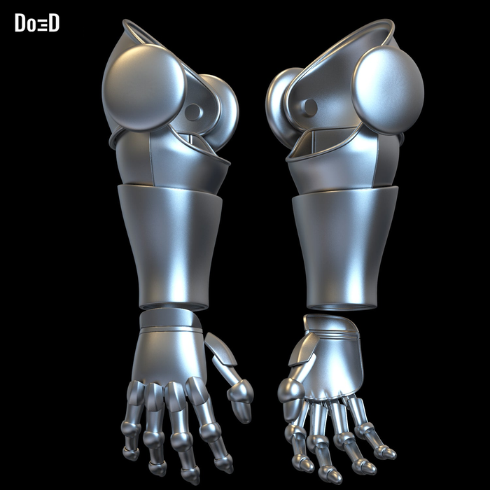 Doctor Doom Dr. Doom Gauntlet Forearm Glove | 3D Printable Model #6091