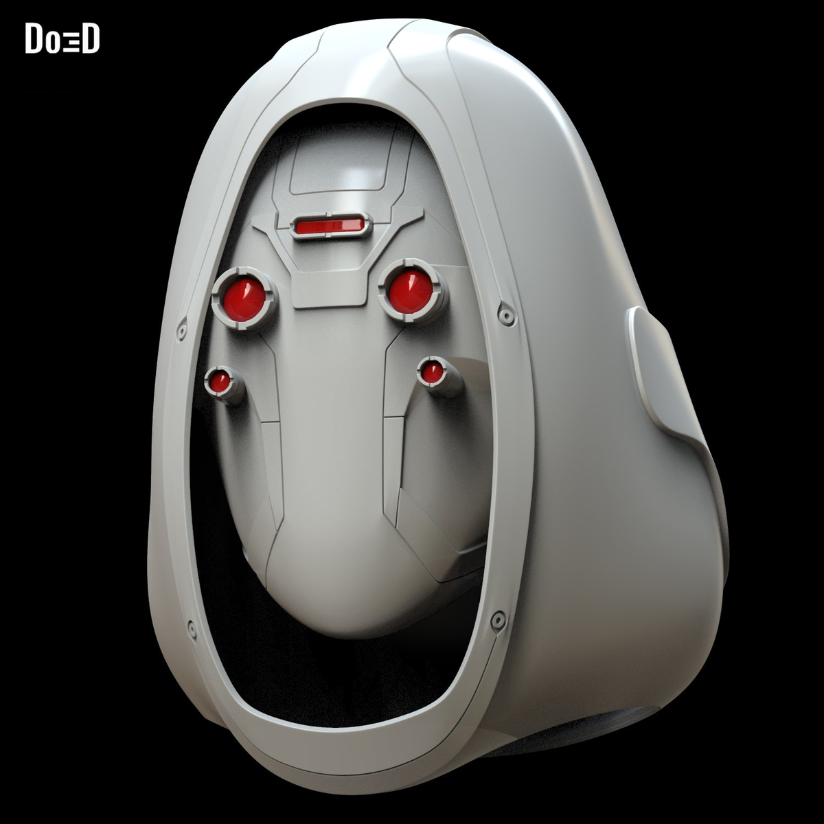 Ghost helmet from Ant-man and the Wasp movie | 3D Model Project #4859