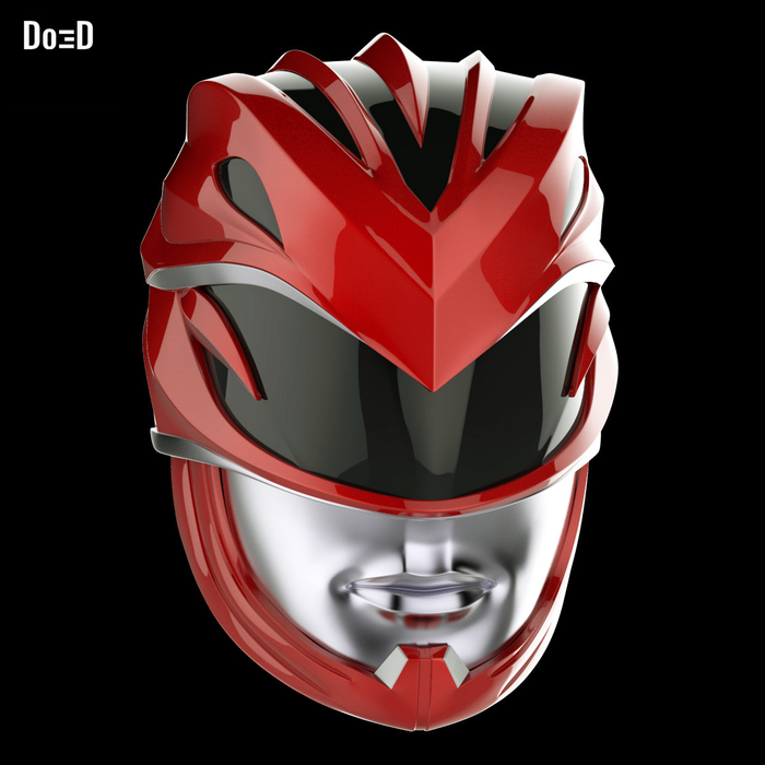 Red Ranger 2017 Helmet Power Ranger | 3D Printable Model Project #1686