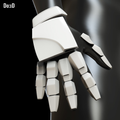 Captain Phasma Hand + Finger Armors Star Wars Last Jedi 3D Printable Model #5080
