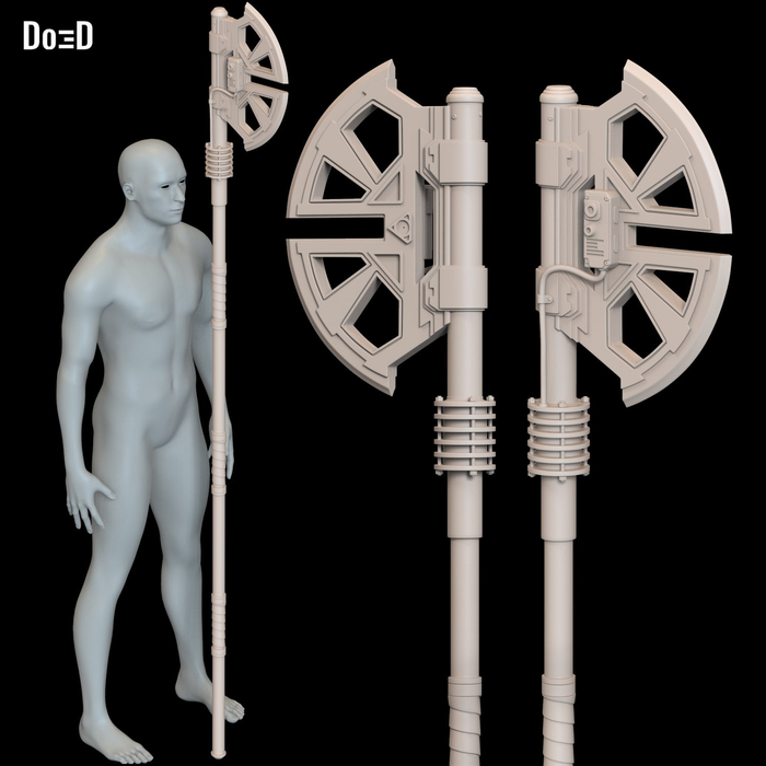 AP’LEK Mandalorian Excutioner Vibro AX Knights of Ren | 3D Model Project #N18