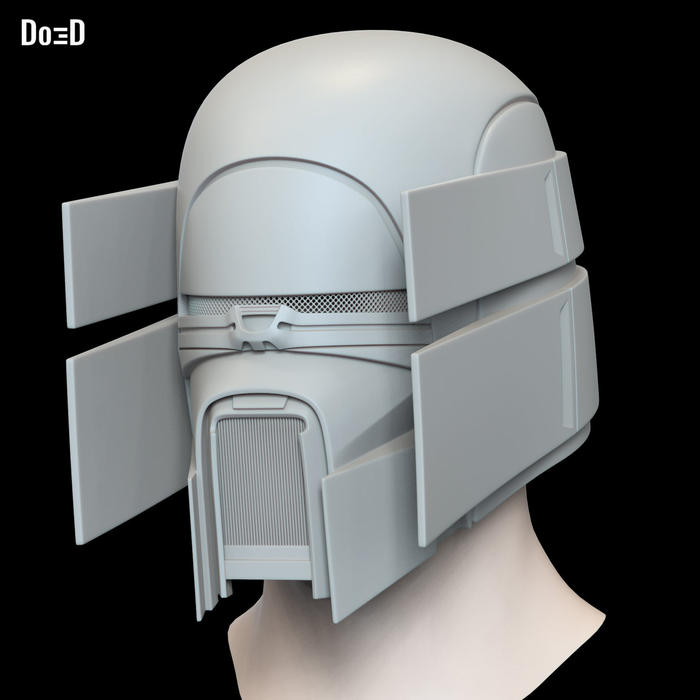 Kuruk Knights of Ren Helmet Star Wars Rise of Skywalker 3D Model Project #N14