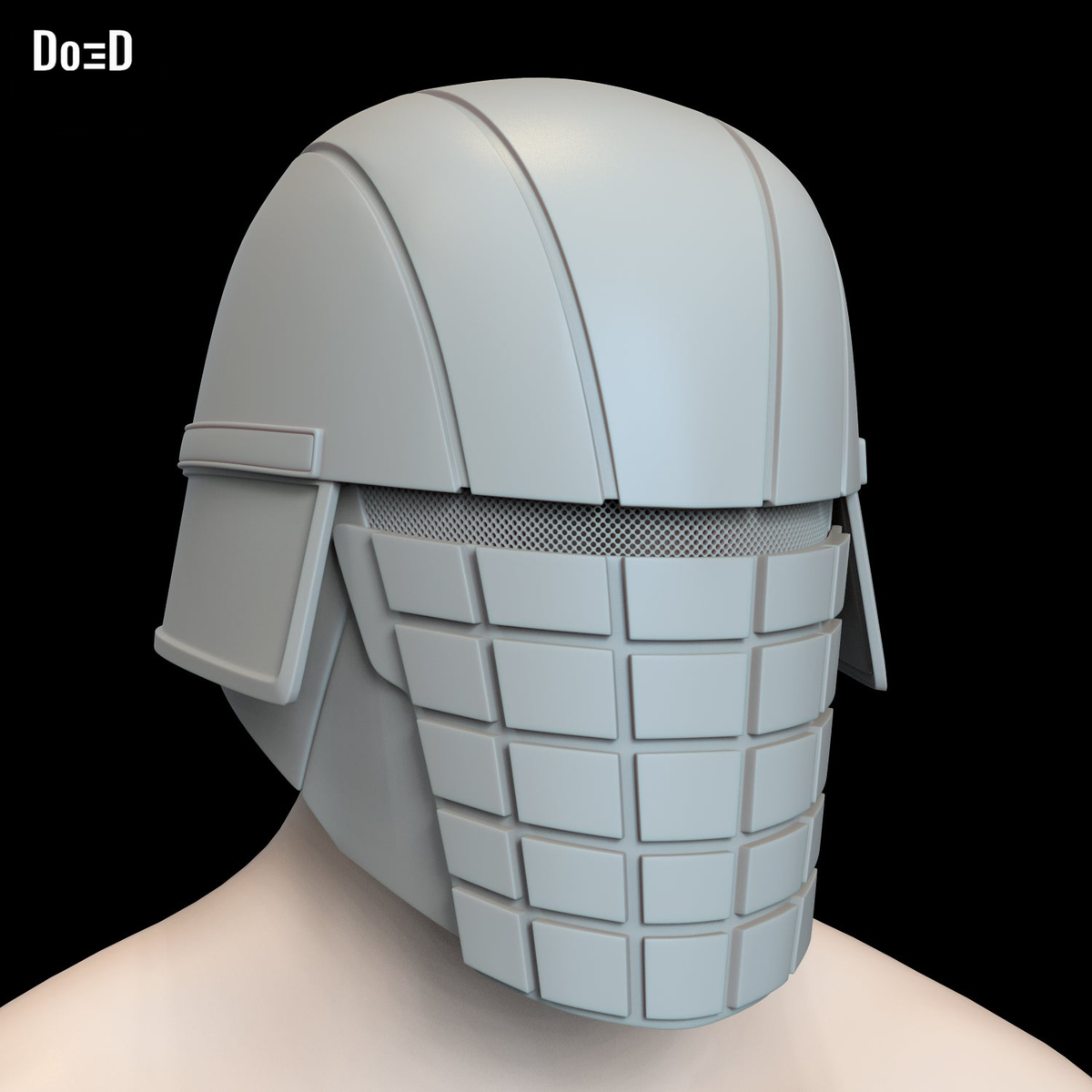 Vicrul Knights of Ren Helmet Star Wars Rise of Skywalker 3D Model Project #N11