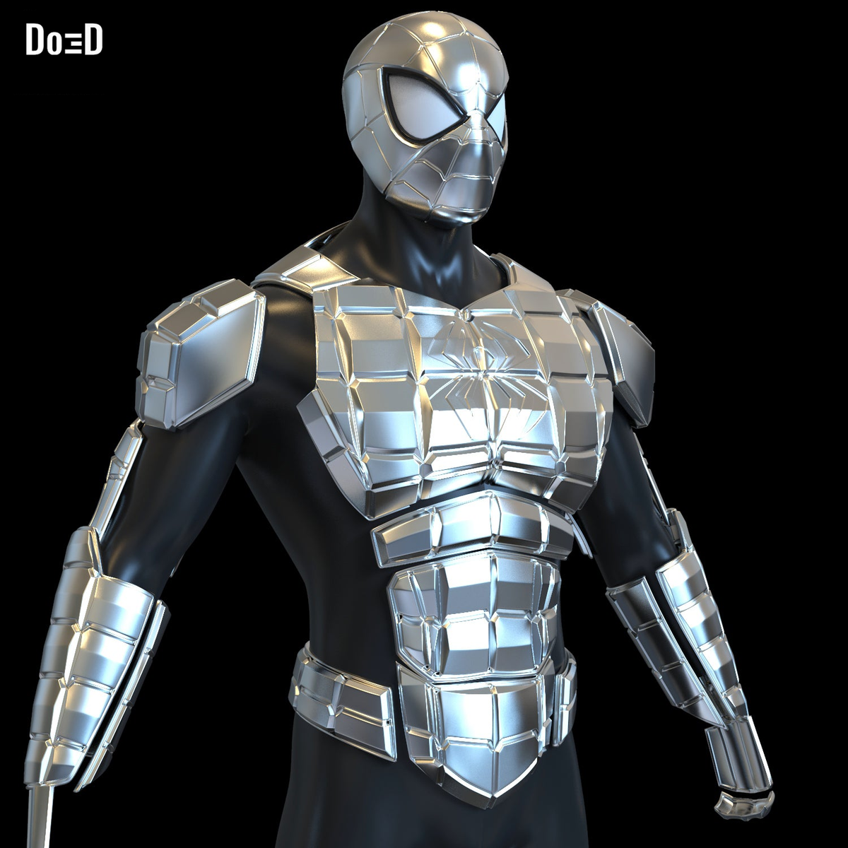 Armored Spider-man Unlimited MK1 Spiderman | 3D Printable Model #5489