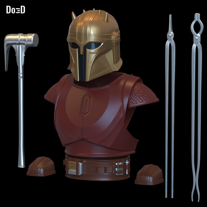 Armorer Mandalorian Blacksmith Armor | 3D Model Project #6279