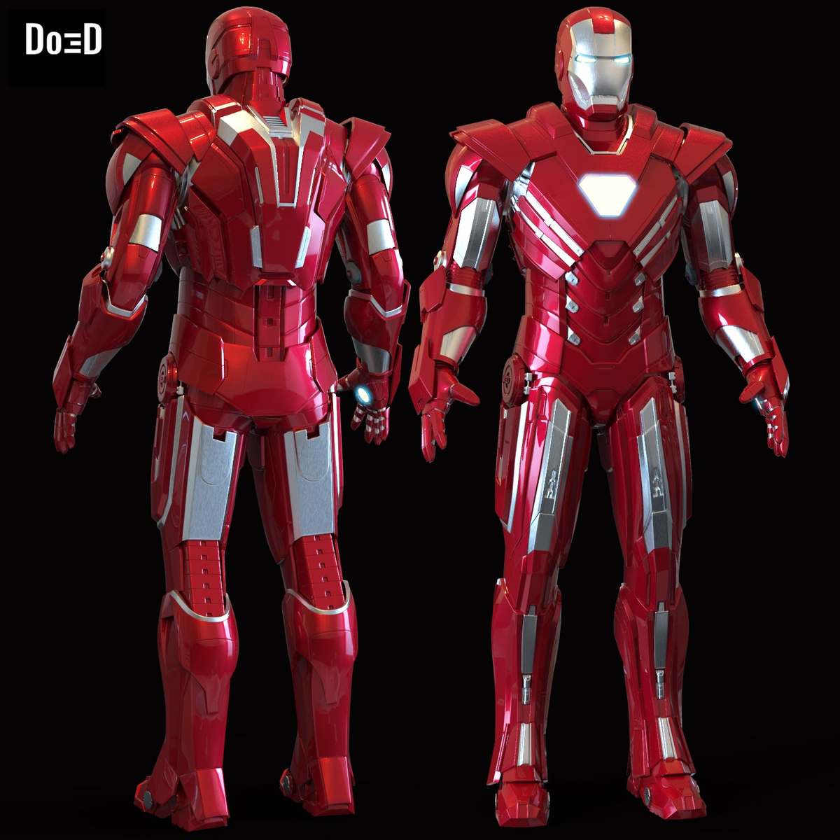 Iron Man Mark XXXIII Silver Centurion MK 33 Armor Suit 3D Printable Model #6052