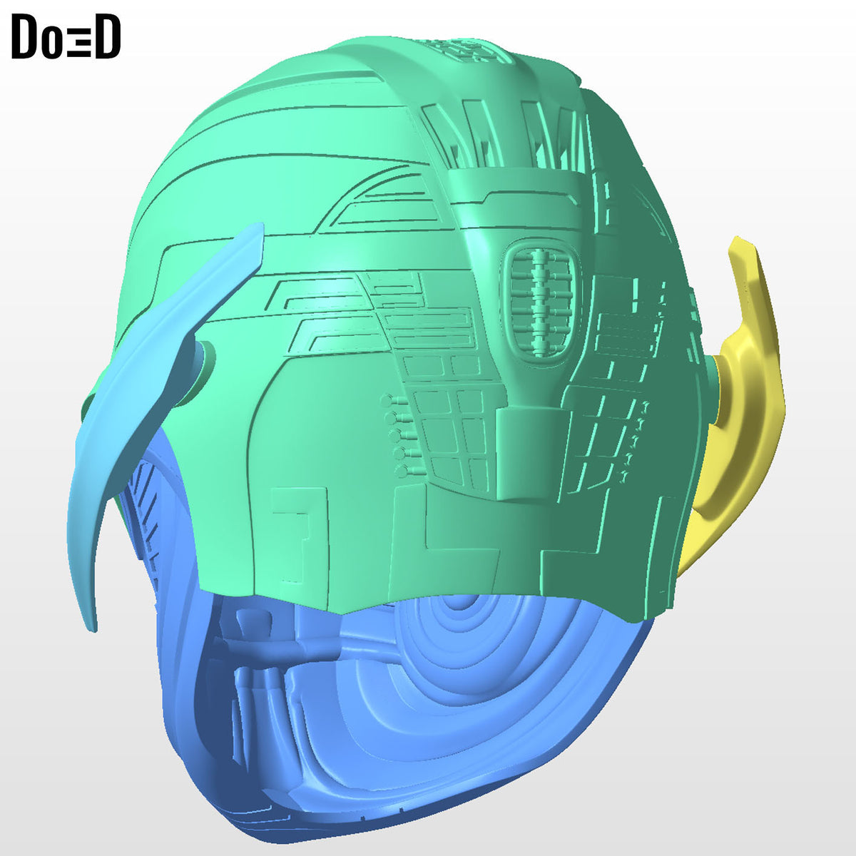 03 Ultron Classic Figure Avengers Age of Ultron helmet do3d stl file model 3d printing pri