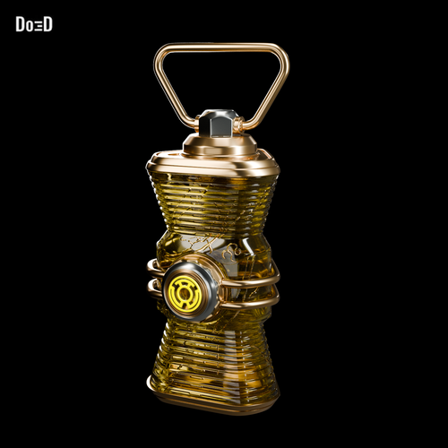Power Battery D2 Dark Yellow Lantern Fear