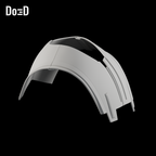 Do3D Ezra Ahsoka shoulder armor, side view of the same armor configuration