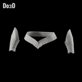 Do3D Shazam 2 female gauntlets and belt, accurate Blender clay render