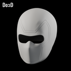 Do3D Hawkeye Avengers Endgame Ronin helmet, accurate Blender clay render