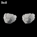 Do3D Iron Man Rivals shoulder armor pair, accurate Blender clay render