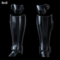 Knee + Leg Armor Dark Trooper Phase 4 Moff Gideon | 3D Printable Model #MG22