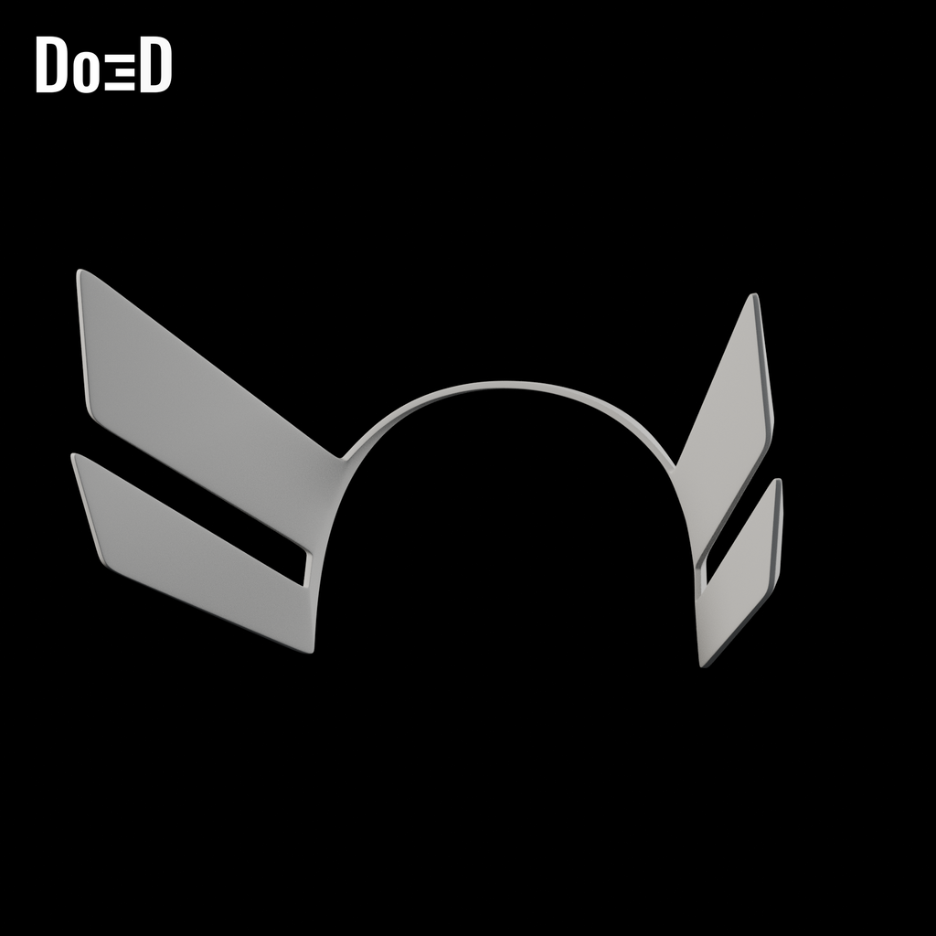Do3D Magik Rivals headpiece, rear view of the same original headpiece
