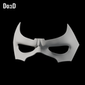 Do3D Nightwing Titans eye mask, accurate Blender clay render with original open eye holes