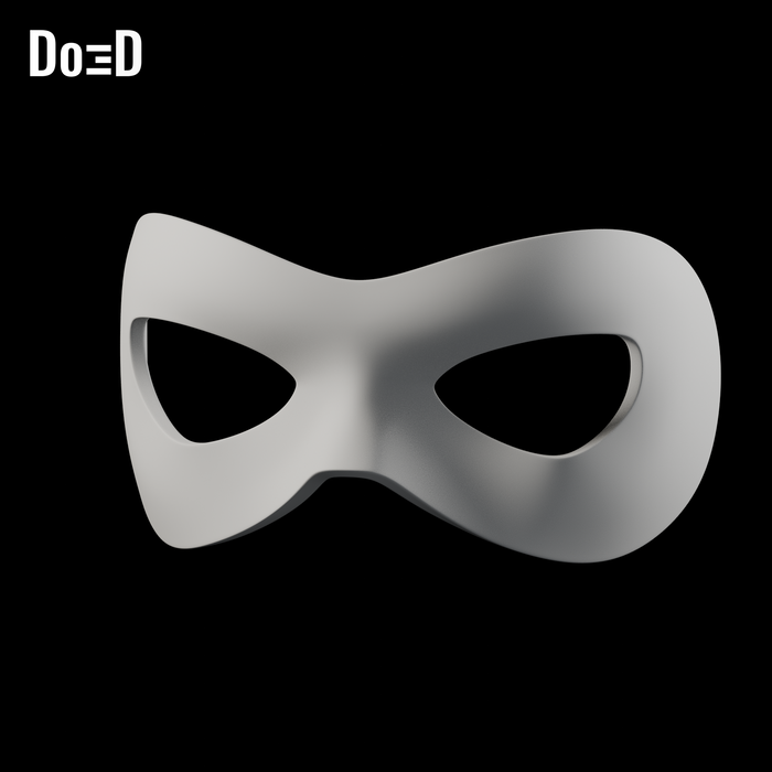 Do3D PM2 Haru Okumura Persona 5 mask, accurate Blender clay render