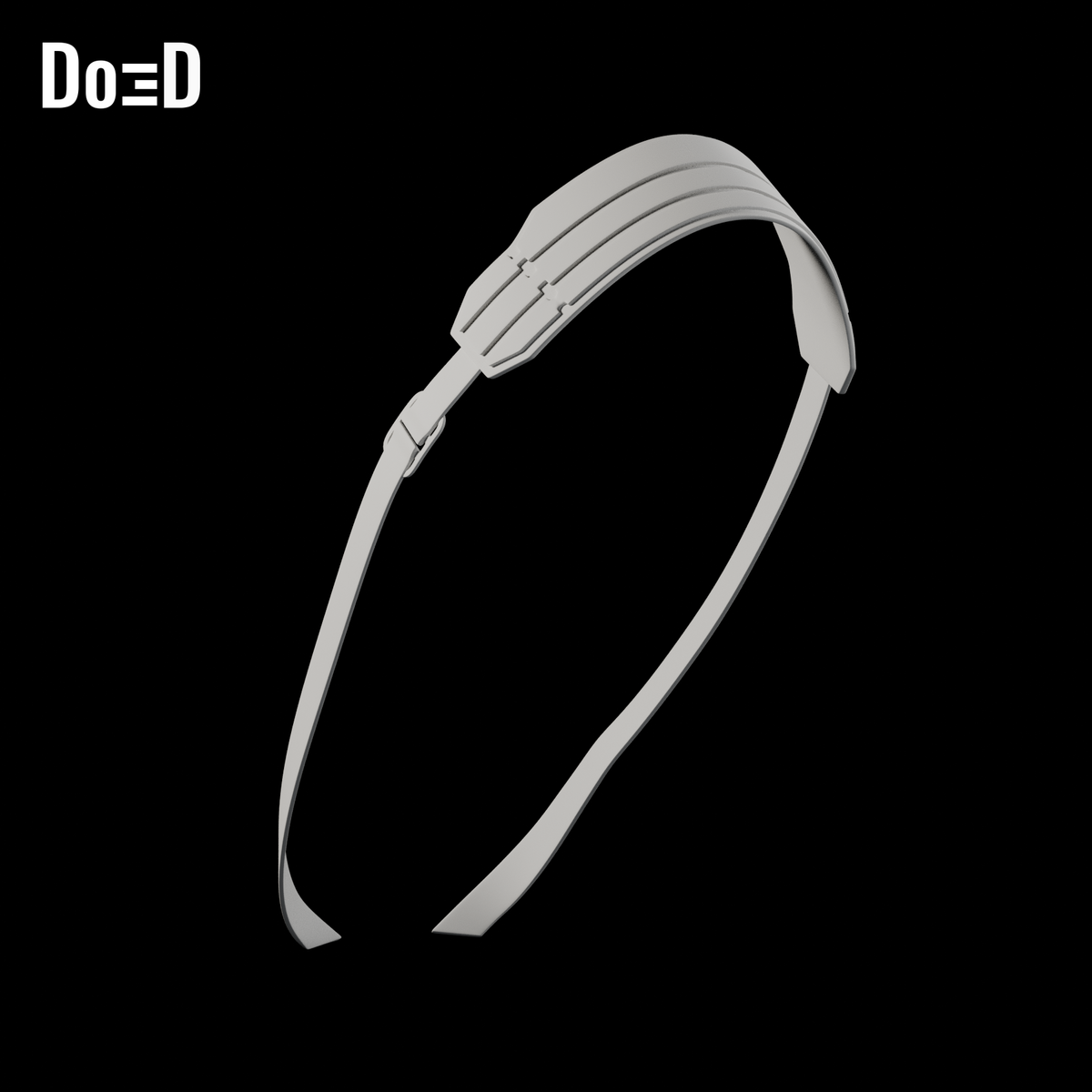 Do3D Deadpool 3 shoulder strap accessory, accurate Blender clay render