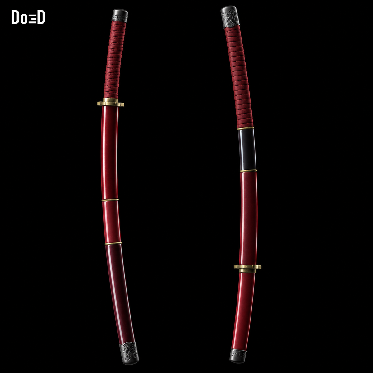 Roronoa Zoro One Piece Sandai Kitetsu  Katana Red Sword | 3D Print Model #SM2