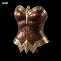 Wonder Woman Torso DOJ | 3D Printable Model Print File STL #WT254