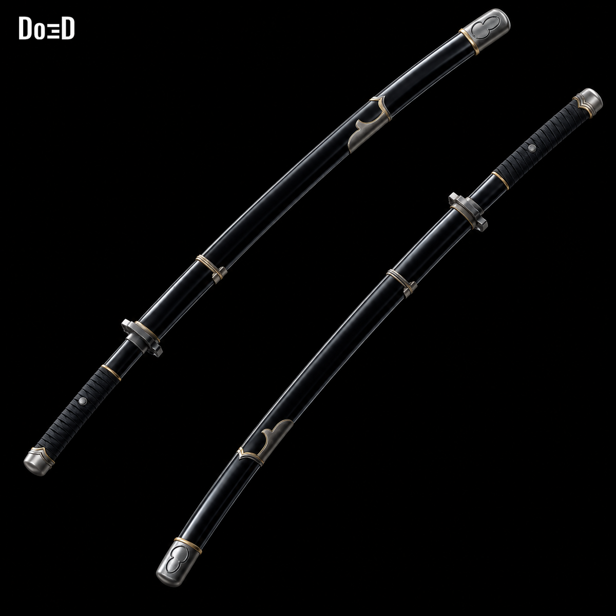 Roronoa Zoro One Piece Yubashiri Katana Black Sword | 3D Printable Model #ZSB1
