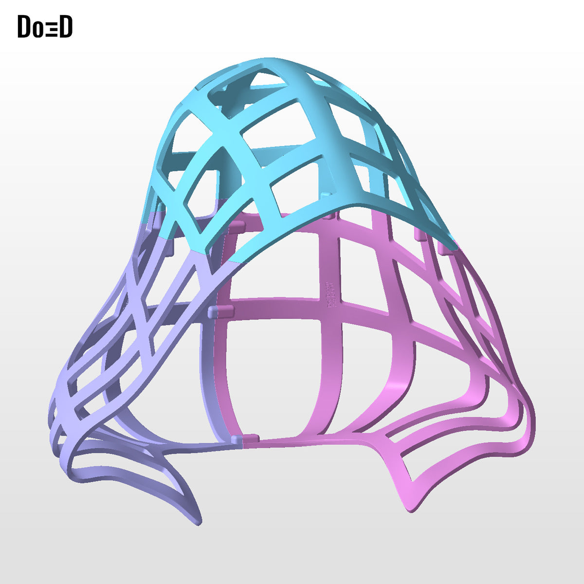 Doctor Doom Hood Frame Support Mesh Do3D | 3D Printable Model #HF77