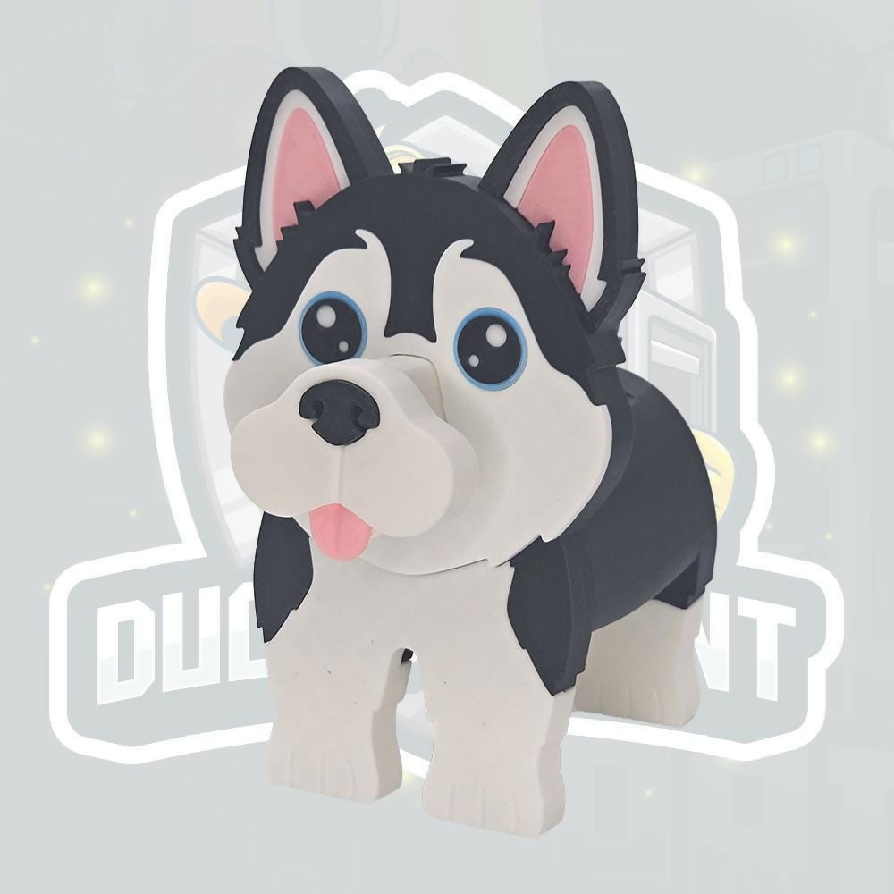 Husky Glasses Holder | 3D Printed Dog Spectacle Stand | Cute Desk Organiser | Eyeglass Holder | Husky Lover Gift