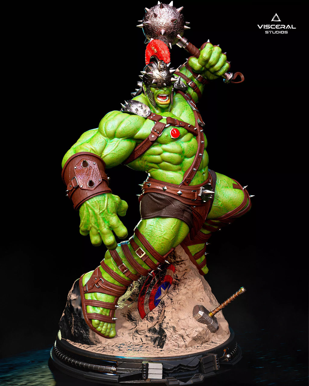 Hulk Gladiator STL, Hulk 3D Print, 1/6 Scale Statue by Visceral Studios – gallery view 3