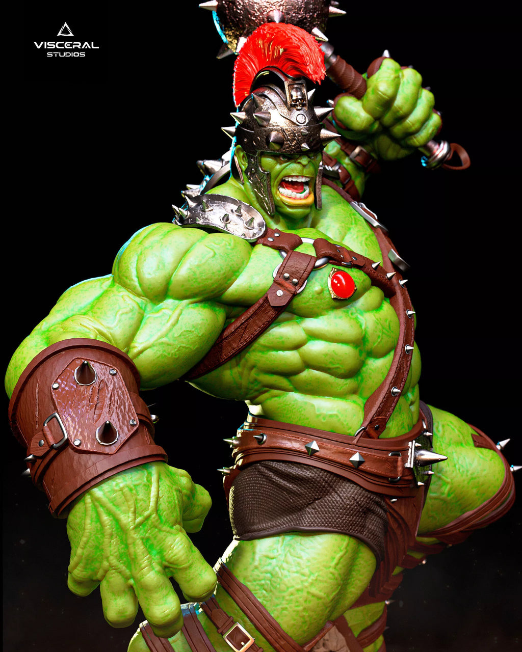 Hulk Gladiator STL, Hulk 3D Print, 1/6 Scale Statue by Visceral Studios – gallery view 4