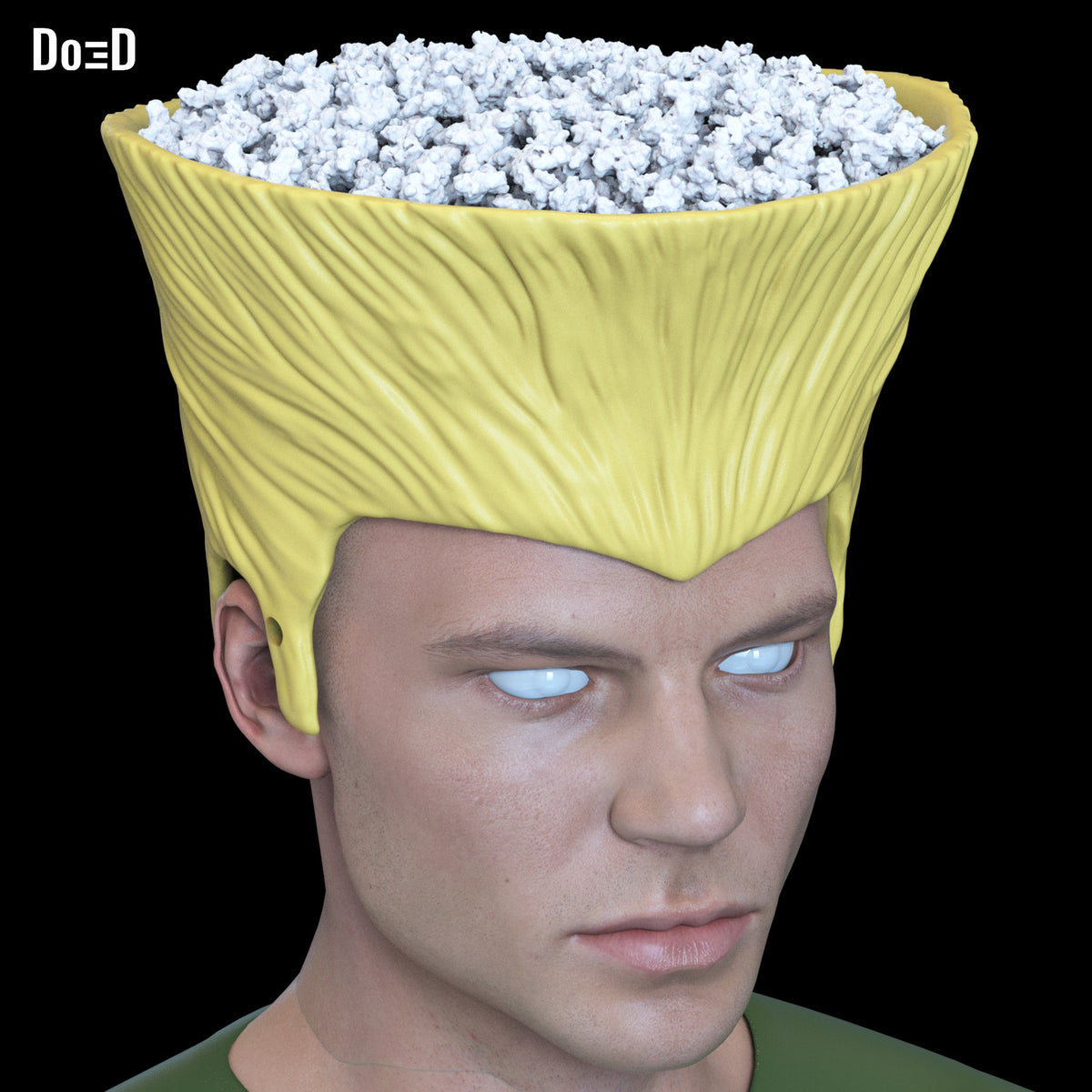 Guile Street Fighter Popcorn Bucket 3D Model STL #GSF13