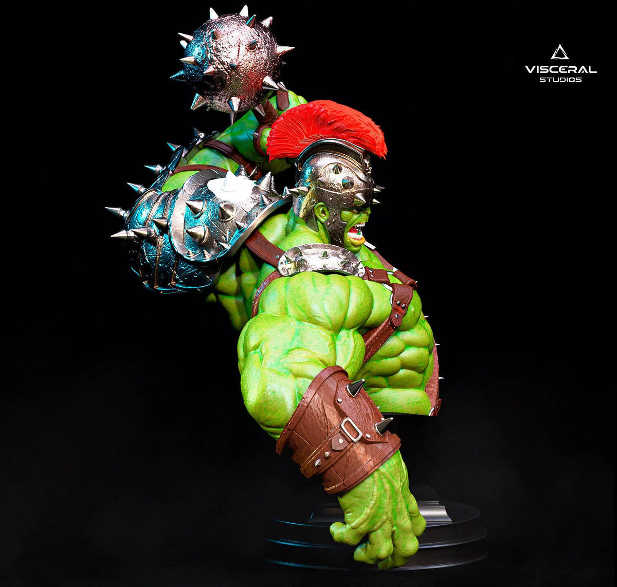Hulk Gladiator Pack 3D Model Full Statue and Bust STL by Visceral Studios – gallery view 7