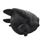 Black Night Dragon Helmet with Mesh Eyes – Fantasy Cosplay Mask