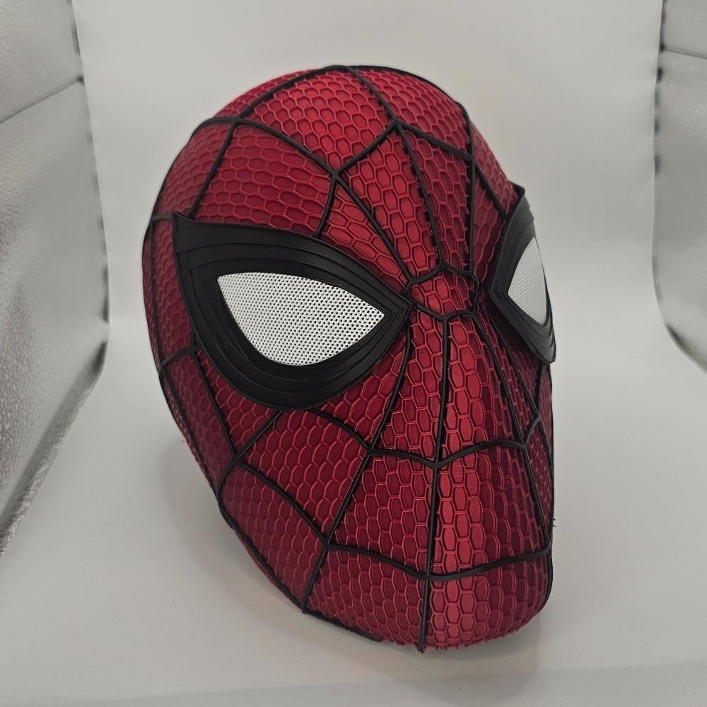 Modern Web Mask – Superhero Style Cosplay Mask with Bold Eye Lenses