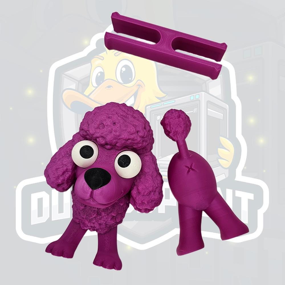 Poo-dle Toilet Roll Holder – Funny Dog Bathroom Decor – Cute Poodle Toilet Paper Stand – Quirky Loo Gift