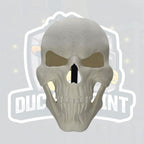 Evil Skull Sorcerer Helmet | Articulated Jaw Skull Mask | 3D Printed Fantasy Villain Cosplay