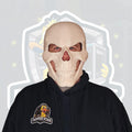 Evil Skull Sorcerer Helmet | Articulated Jaw Skull Mask | 3D Printed Fantasy Villain Cosplay
