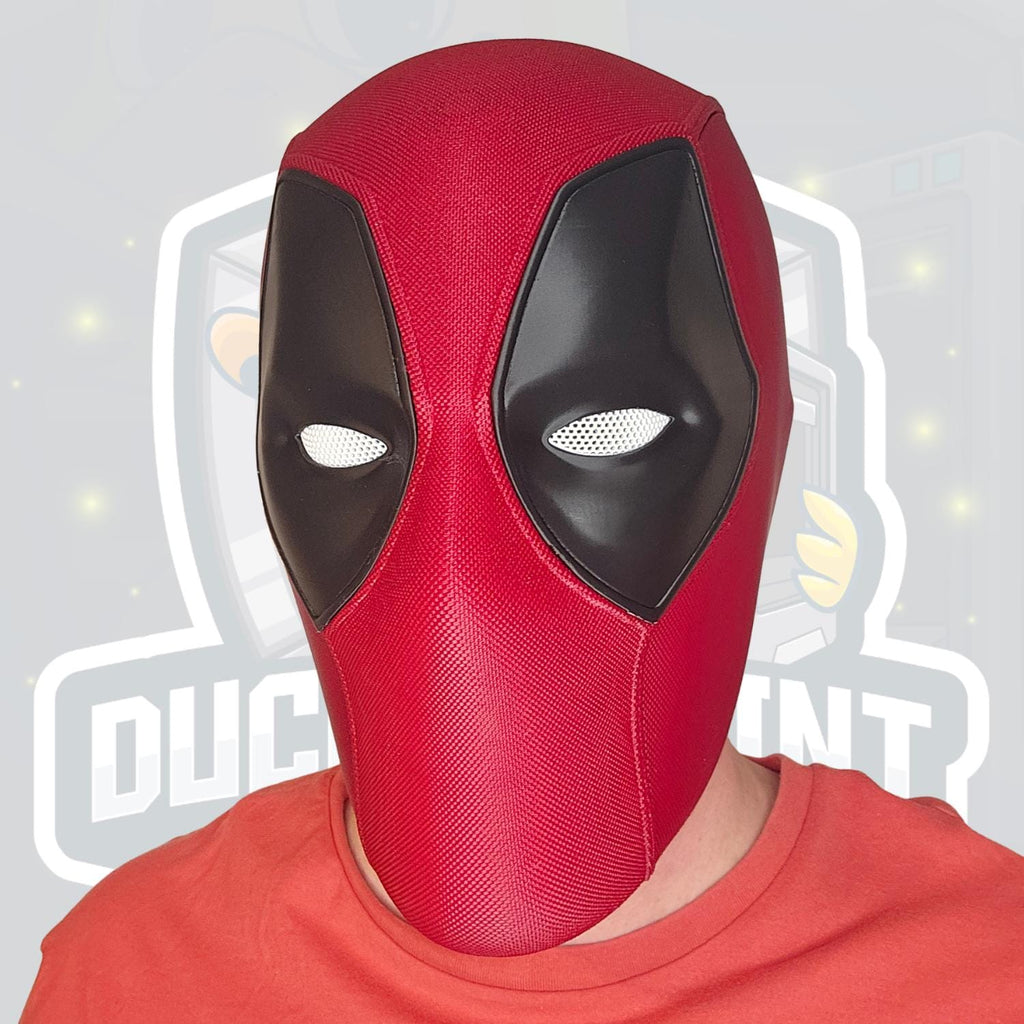 Red Comic Style Mask – Cosplay Costume Headpiece