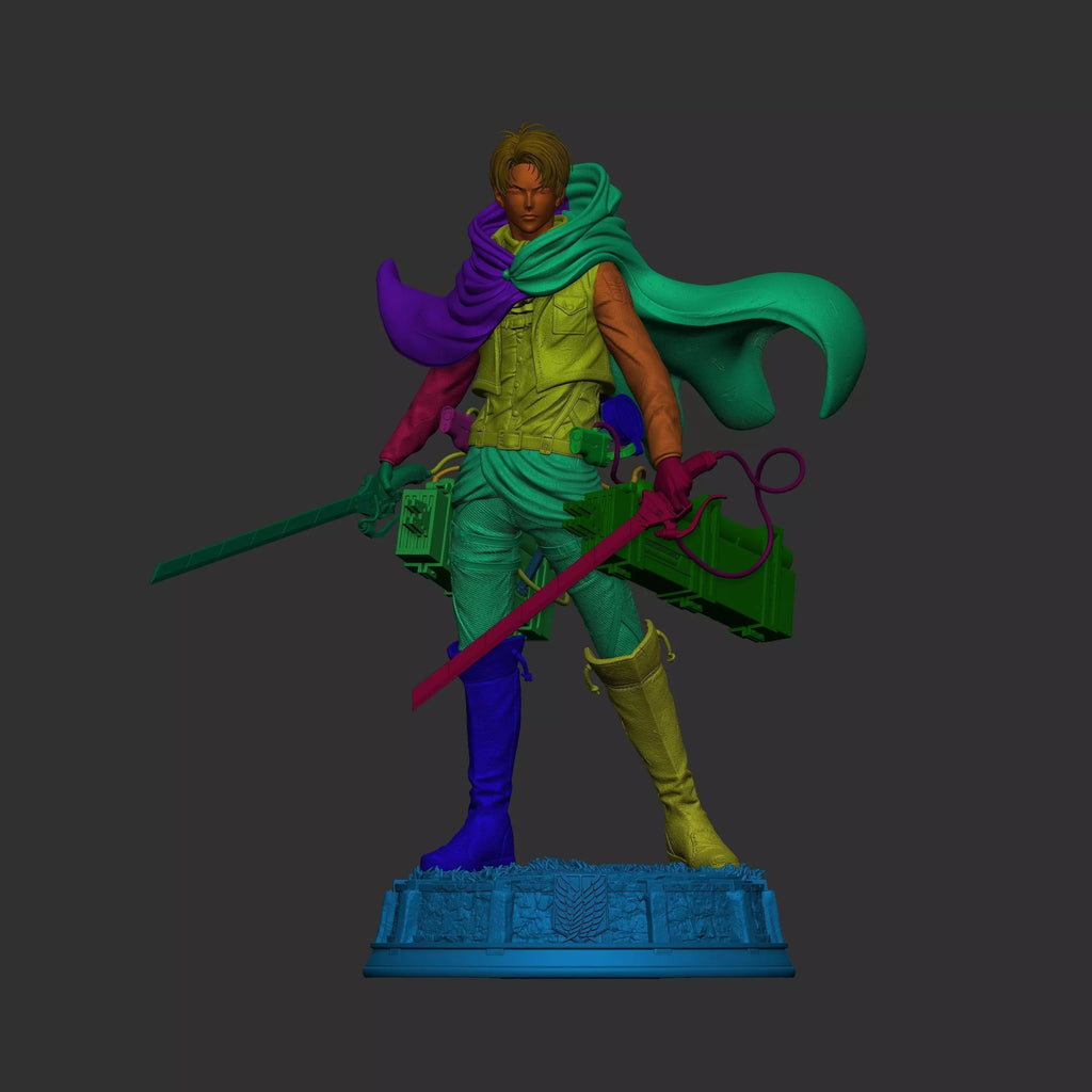 Levi Ackerman STL, Levi 3D Print, 1/6 Scale Statue by Visceral Studios – gallery view 3